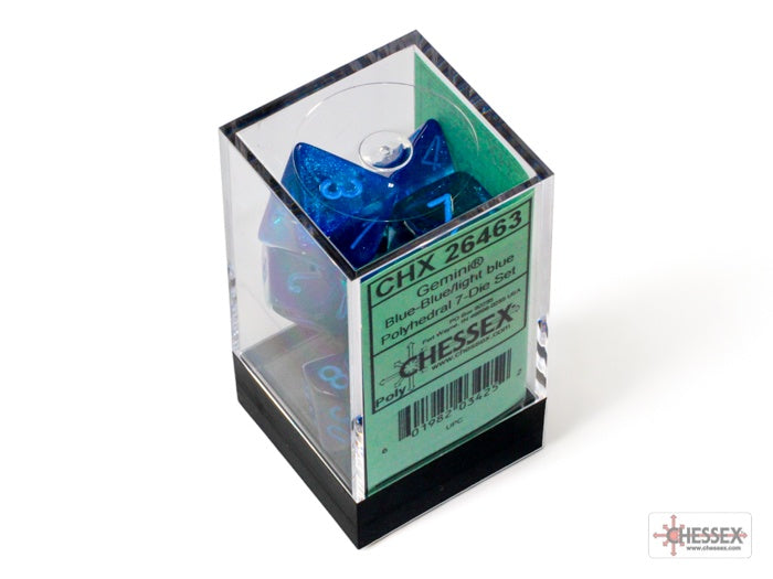 CHX: Luminary Dice (7p): Blue-Blue/Light Blue