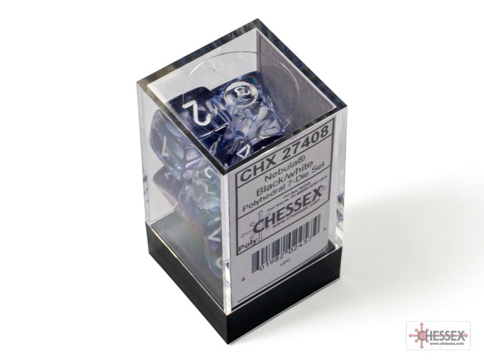 CHX: Nebula Dice (7p): Black/White