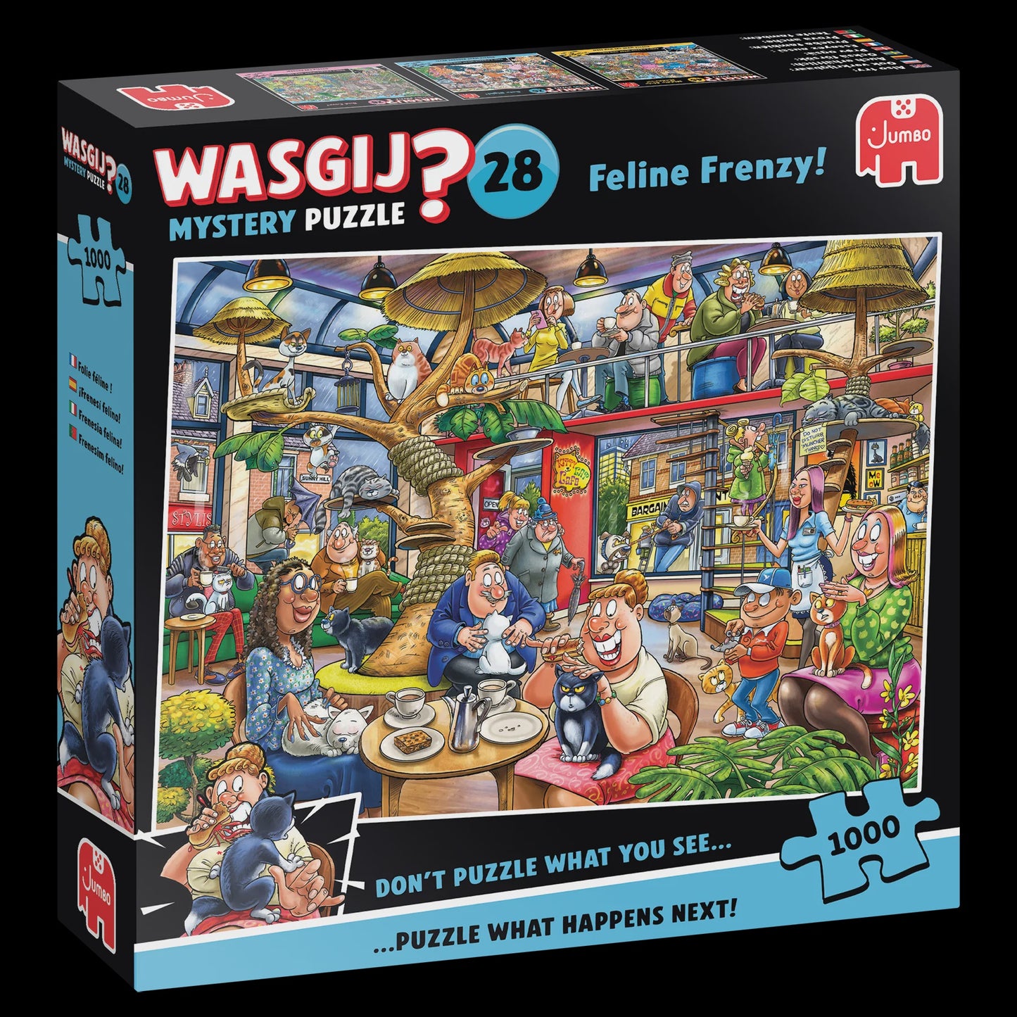 Wasgij Mystery 28 - Feline Frenzy! (1000 pieces)