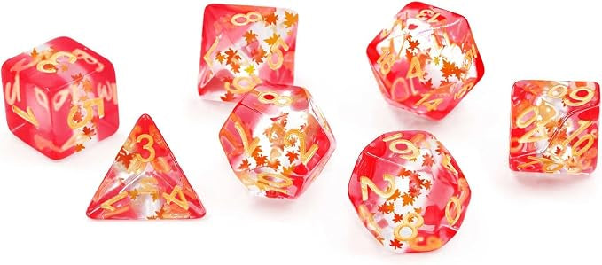SDZ: Deluxe Dice (7p): Maple Leaf