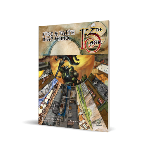 13th Age: Fire & Faith Map Folio