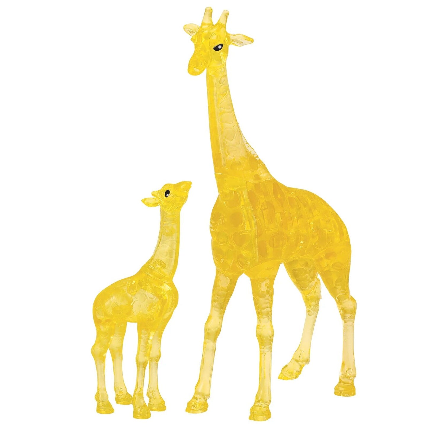 3D Crystal Puzzle: 2 Giraffes