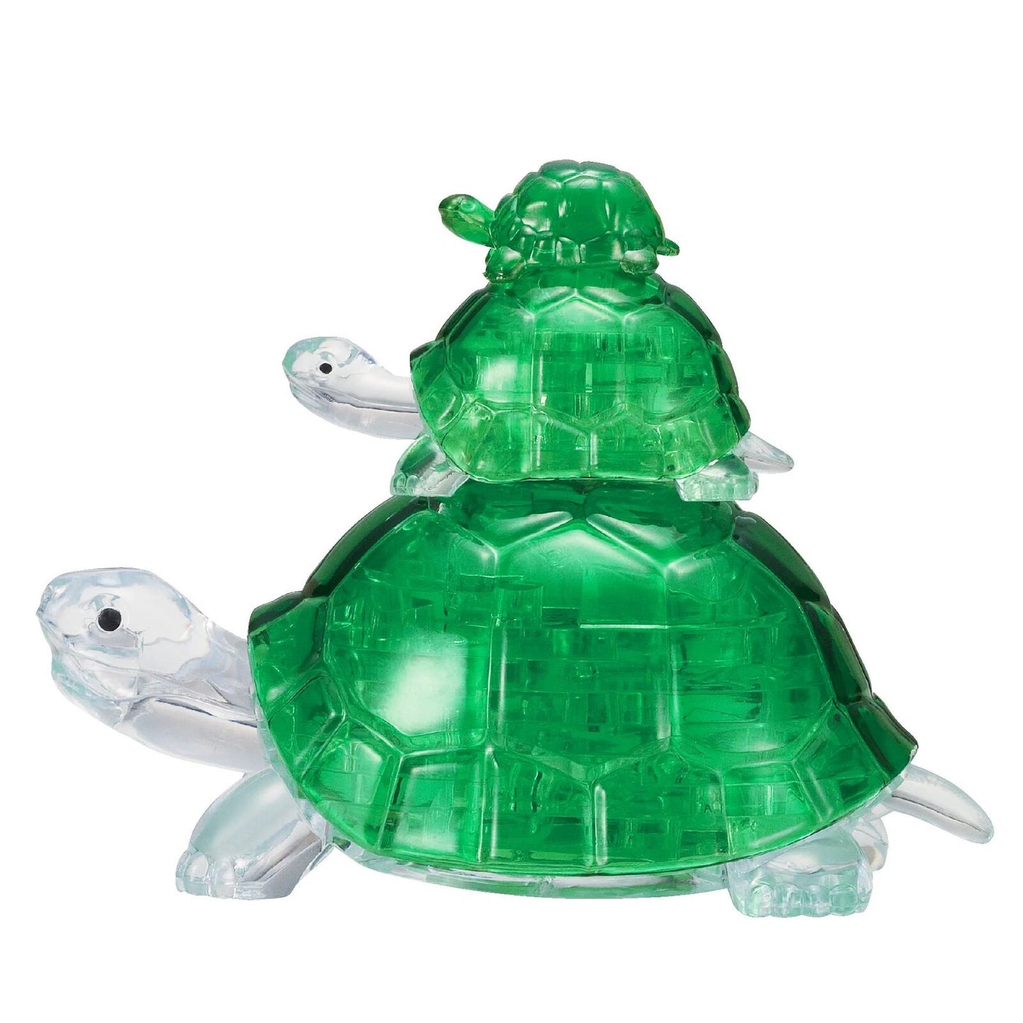 3D Crystal Puzzle: Turtles (Green)