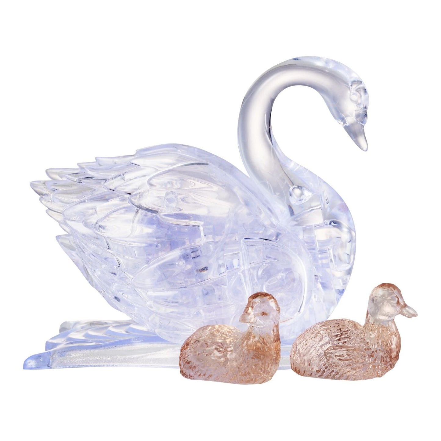 3D Crystal Puzzle: Swan with Babies