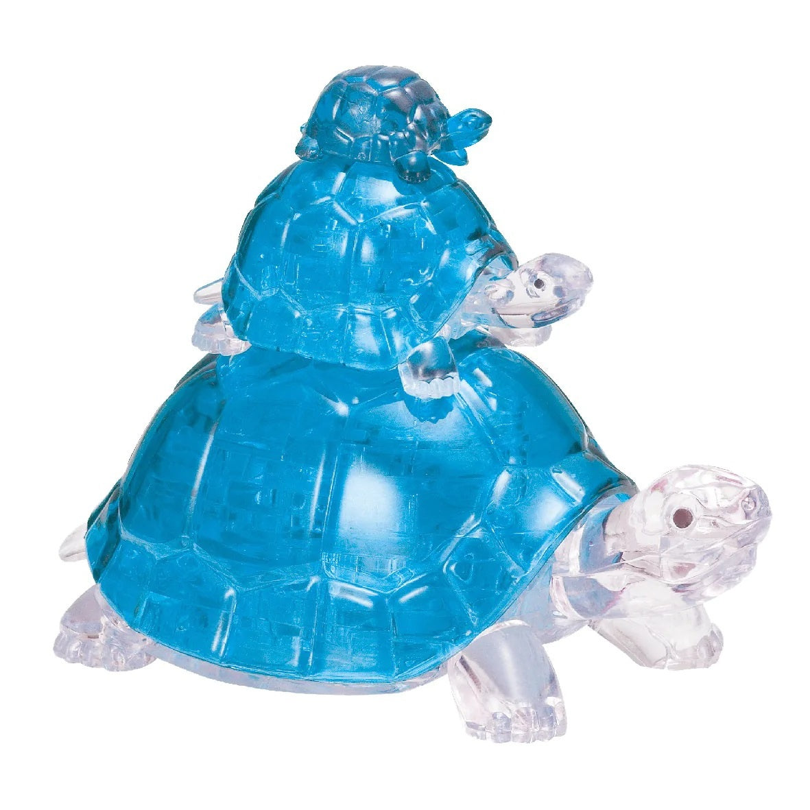 3D Crystal Puzzle: Turtles (Blue)