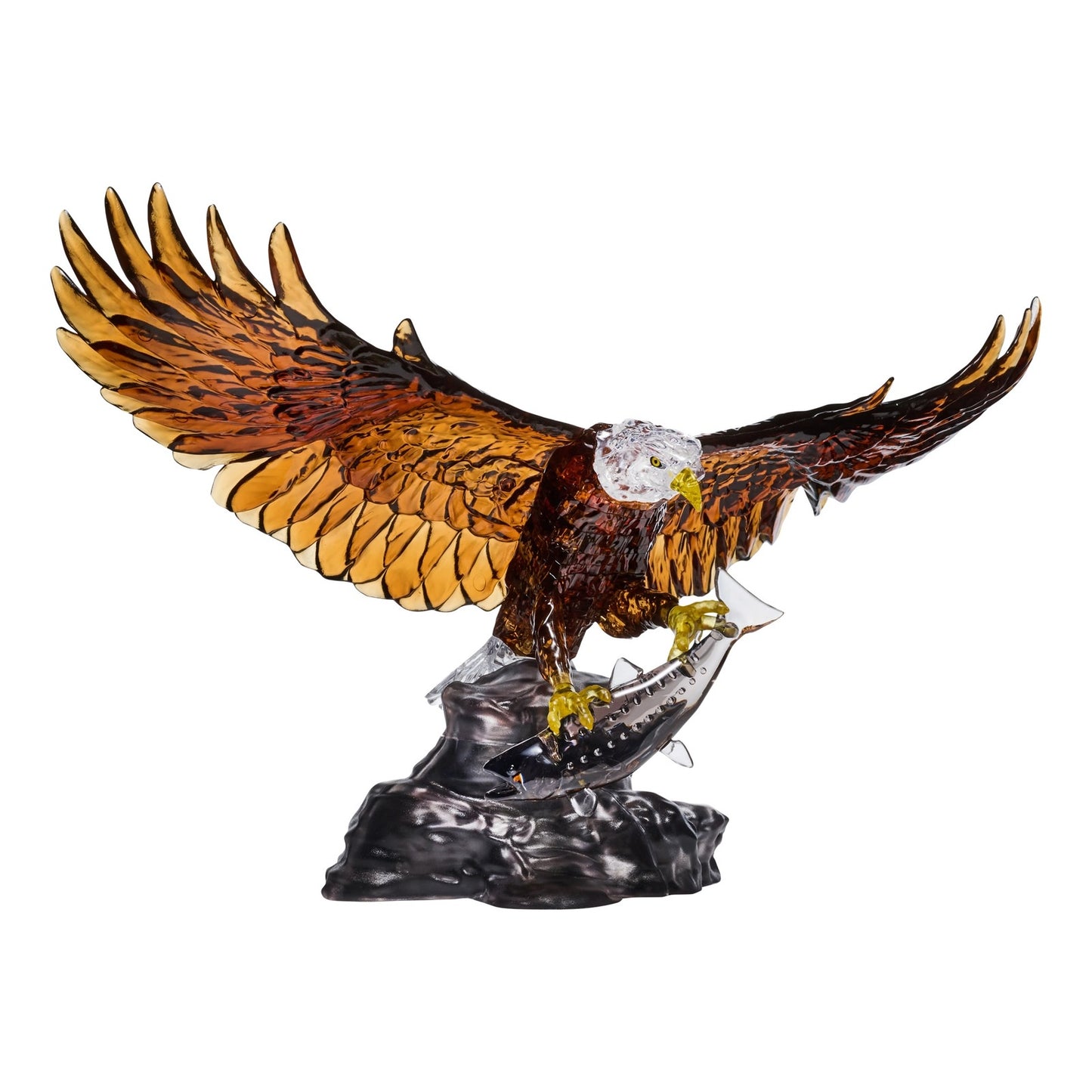 3D Crystal Puzzle Deluxe: Eagle (Brown)