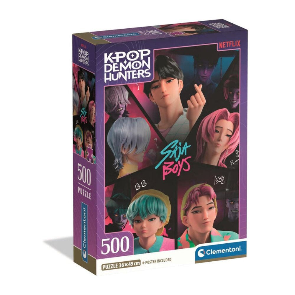 K-Pop Demon Hunters 500pc Jigsaw Saja Boys