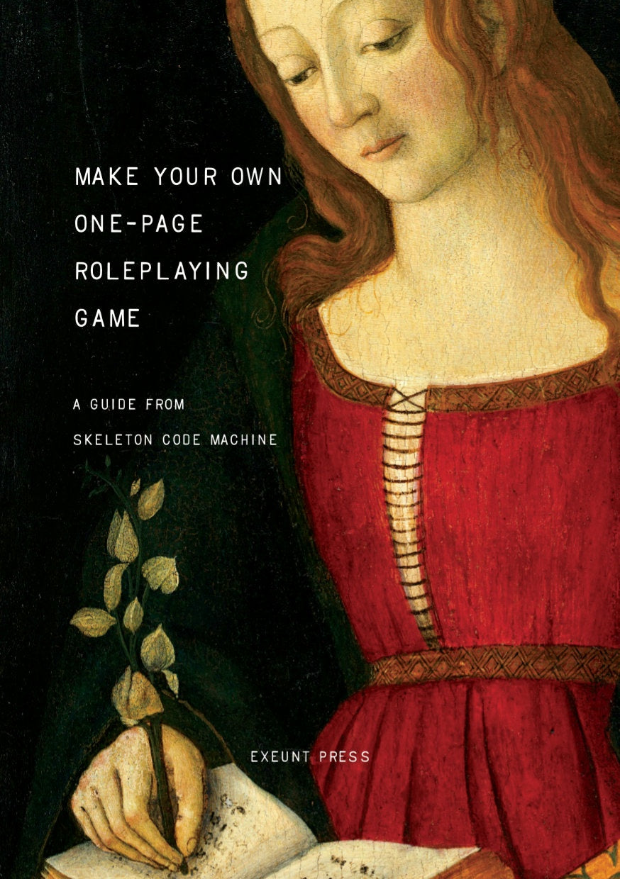 Make Your Own One-Page Roleplaying Game