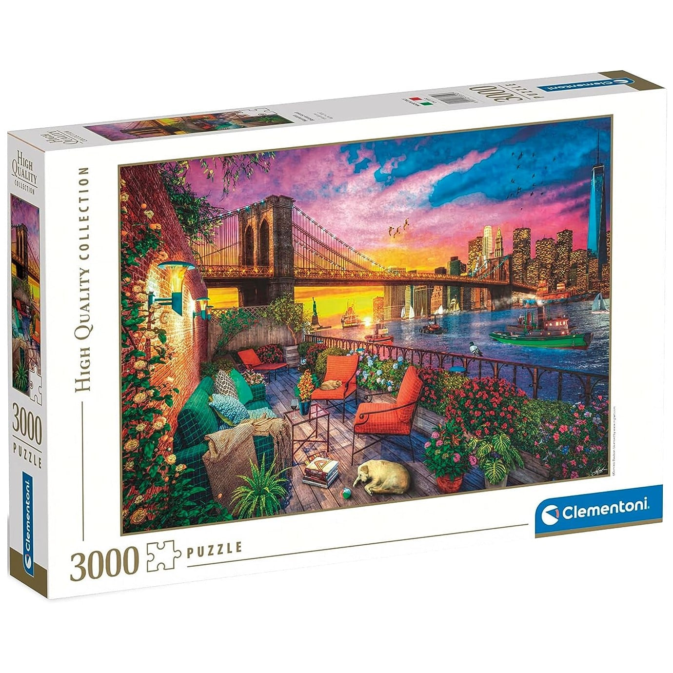 CLE: Jigsaw (3000pcs): Manhattan Balcony Sunset