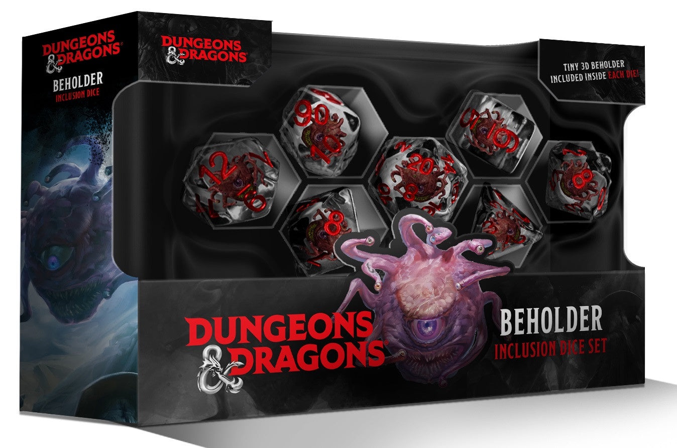 D&D Beholder Resin Dice Set