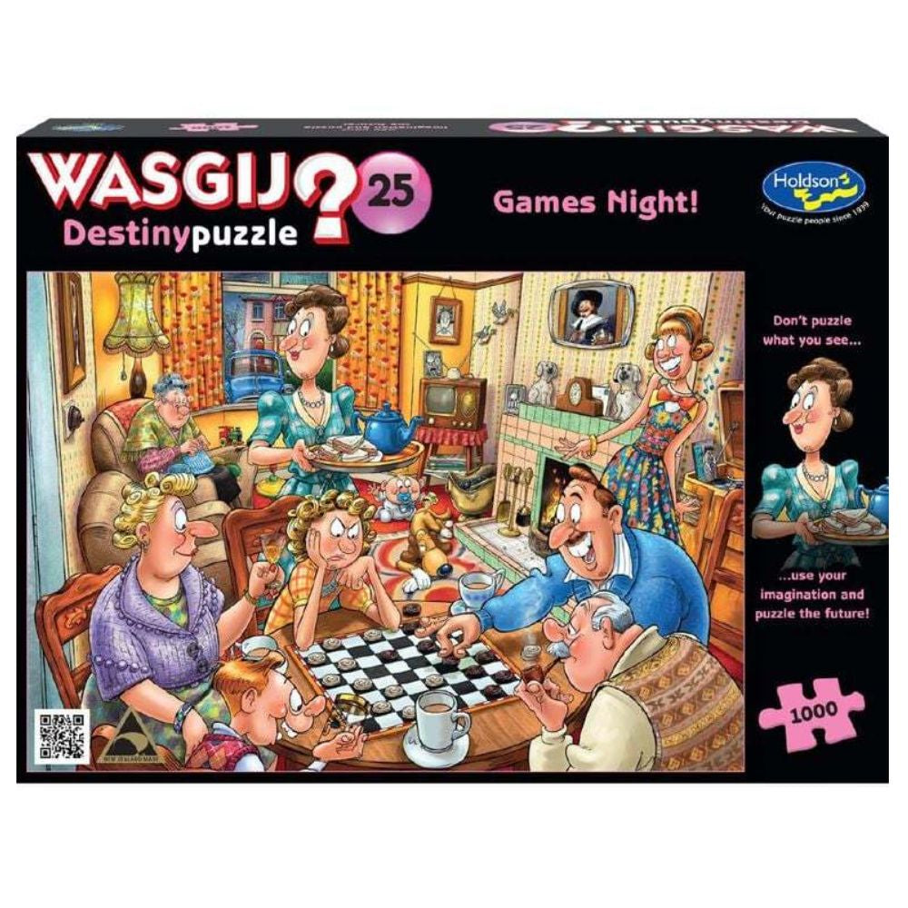 Hol: Wasgij Destiny 25 (1000pc) Games Night