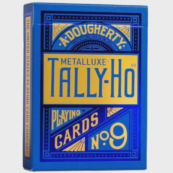 Tally-Ho Deck: Metalluxe Blue