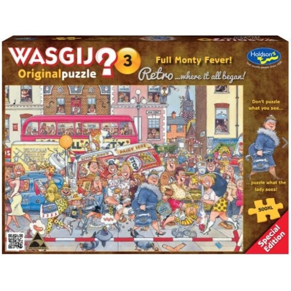 HOL: Wasgij Original Retro 3 (1000pcs): Full Monty Fever