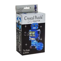 Crystal Puzzle - Tin Robot Blue