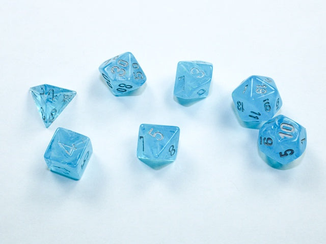 CHX: Mini Dice (7p): Luminary Sky/Silver