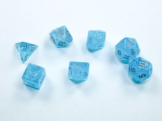 CHX: Mini Dice (7p): Luminary Sky/Silver