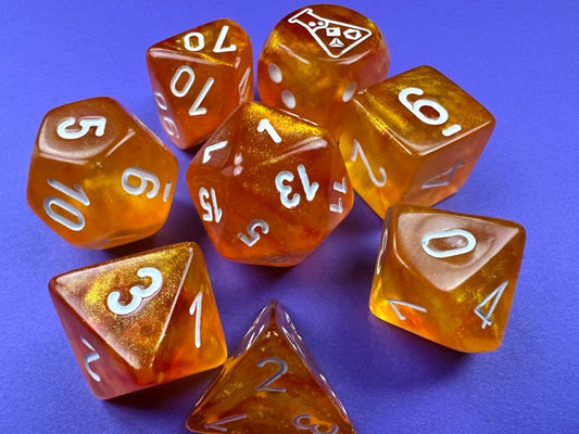 CHX Lab Dice (8p) Borealis Blood Orange/White