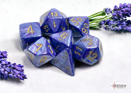 CHX: Lustrous Dice (7p): Purple w/Gold