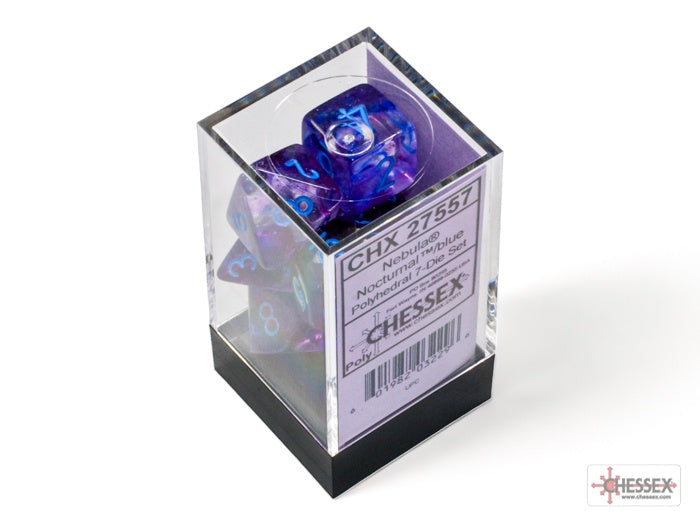 CHX: Nebula Dice (7p): Nocturnal/Blue
