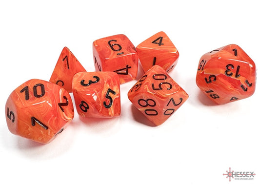 CHX: Vortex Dice (7p): Orange w/Black
