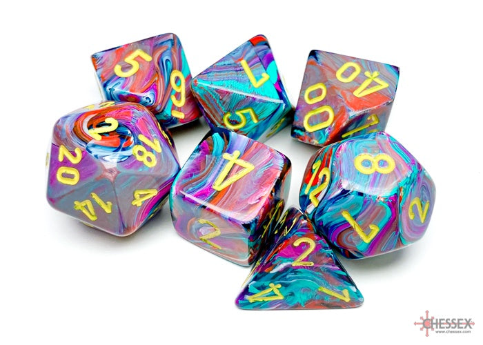 CHX: Festive Dice (7p): Mosaic w/Yellow