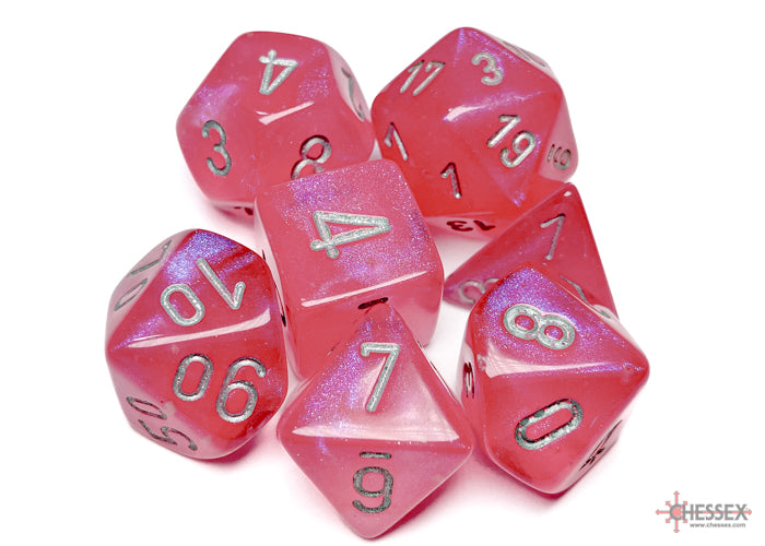 CHX: Borealis Dice (7p): Pink w/Silver