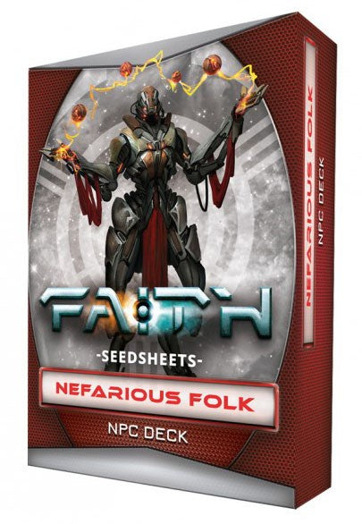 Faith RPG: Nefarious Folk - NPC  Deck