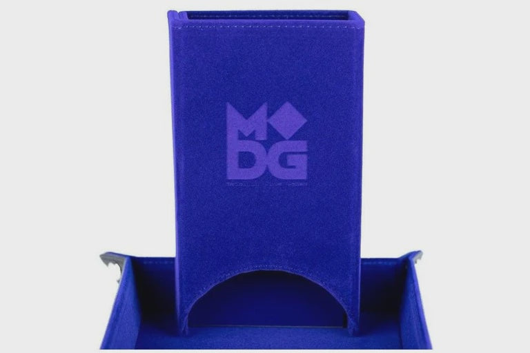 MDG: Fold Up Dice Tower: Velvet Blue