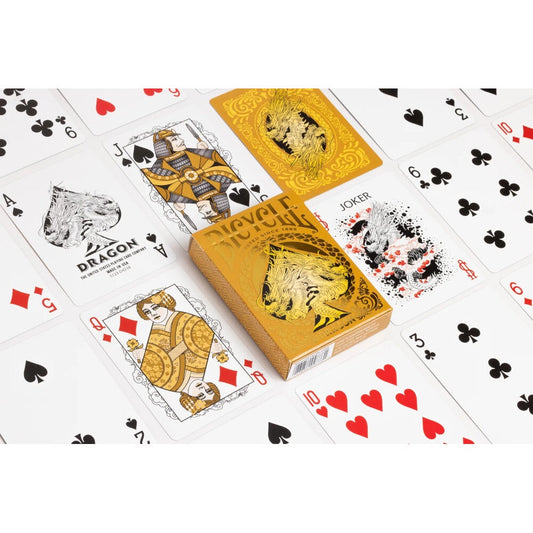 Bicycle Deck: Dragon Back (gold)