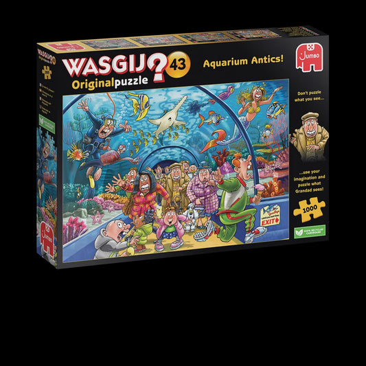 Wasgij Original 43 - Aquarium Antics! (1000 pieces)