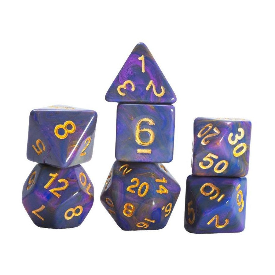 SDZ: Deluxe Dice (7p): Purple Unicorn