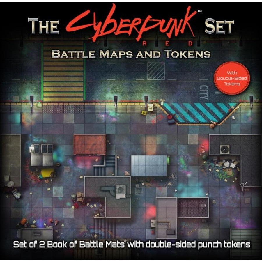 The Cyberpunk RED Set - Battle Maps & Tokens