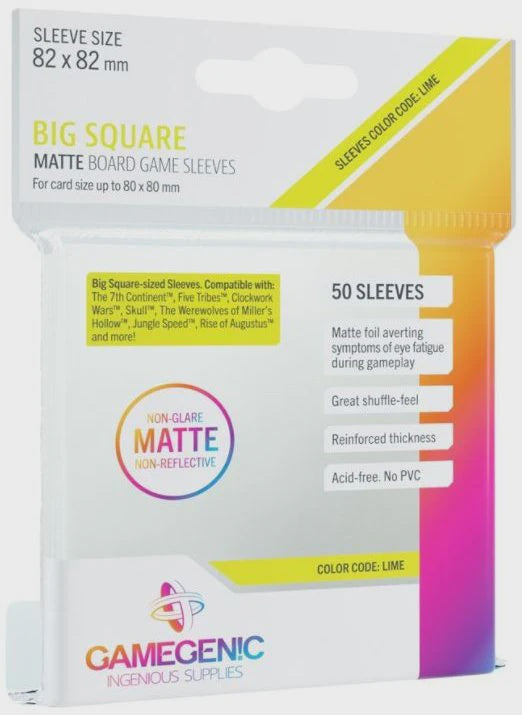 GG: Matte Big Square Sleeves [82x82mm] (50)