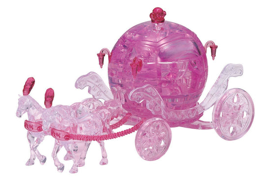 3D Crystal Puzzle Deluxe: Carriage (pink)