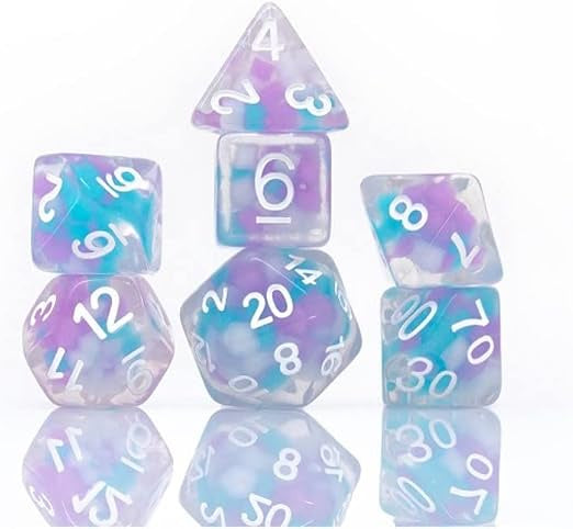 SDZ: Deluxe Dice (7p): Glowworm Cotton Candy