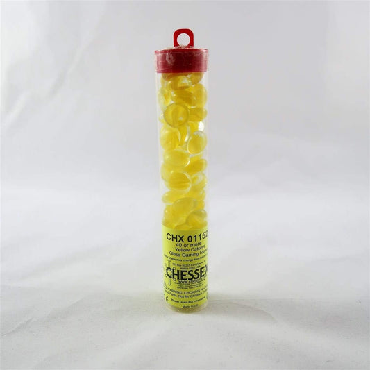 CHX: Glass Tokens Tube (20+): Lemon Catseye