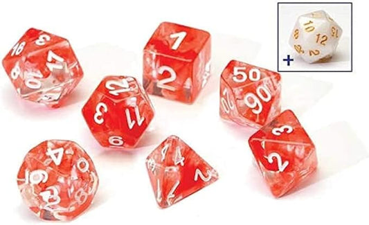 SDZ: Cloud Dice (8p): Red w/White