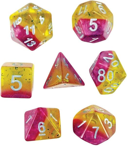 KPL: Opaque Dice (7p): Yellow Rose