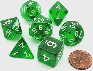PDD: Lucky Dice (7p): Clear Green