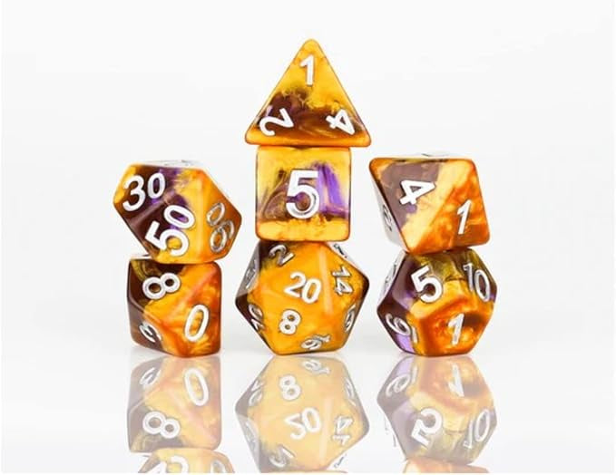 SDZ: Deluxe Dice (7p): Amethyst Geode