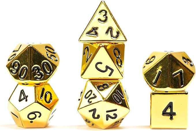 MDG: Metal Dice (7p): Gold