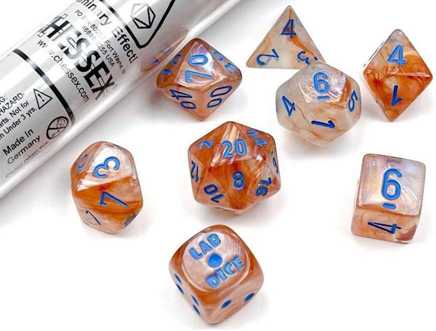 CHX: Lab Dice (7p): Borealis Rose Gold