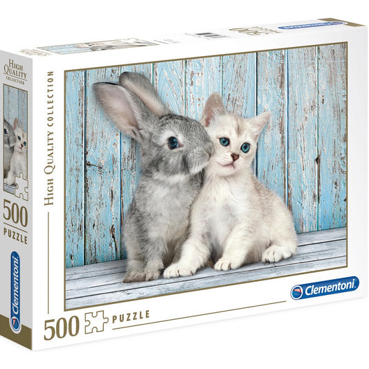 CLE: Jigsaw (500pcs): Cat & Bunny