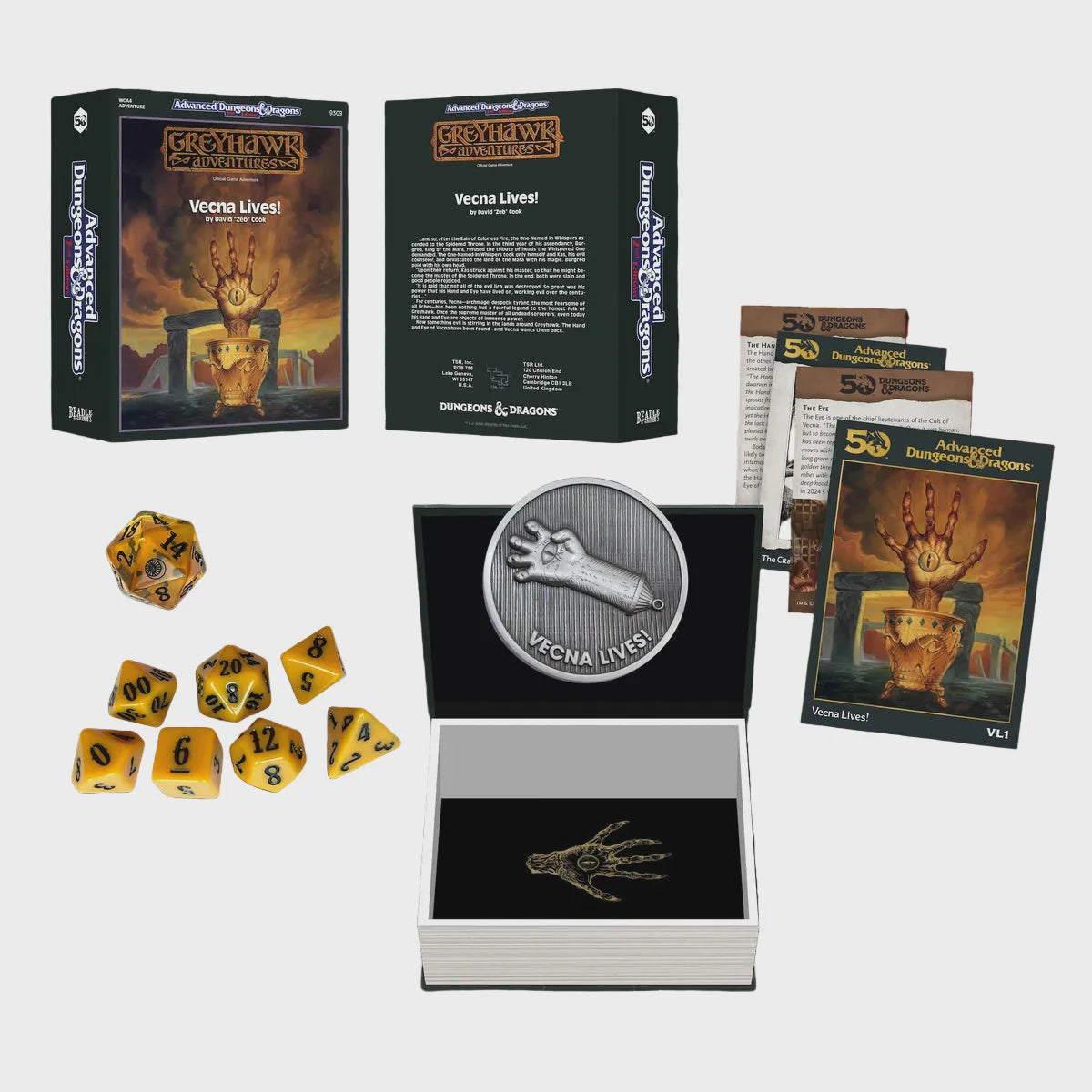 B&D: Vecna Lives! 50th Ann Dice Set