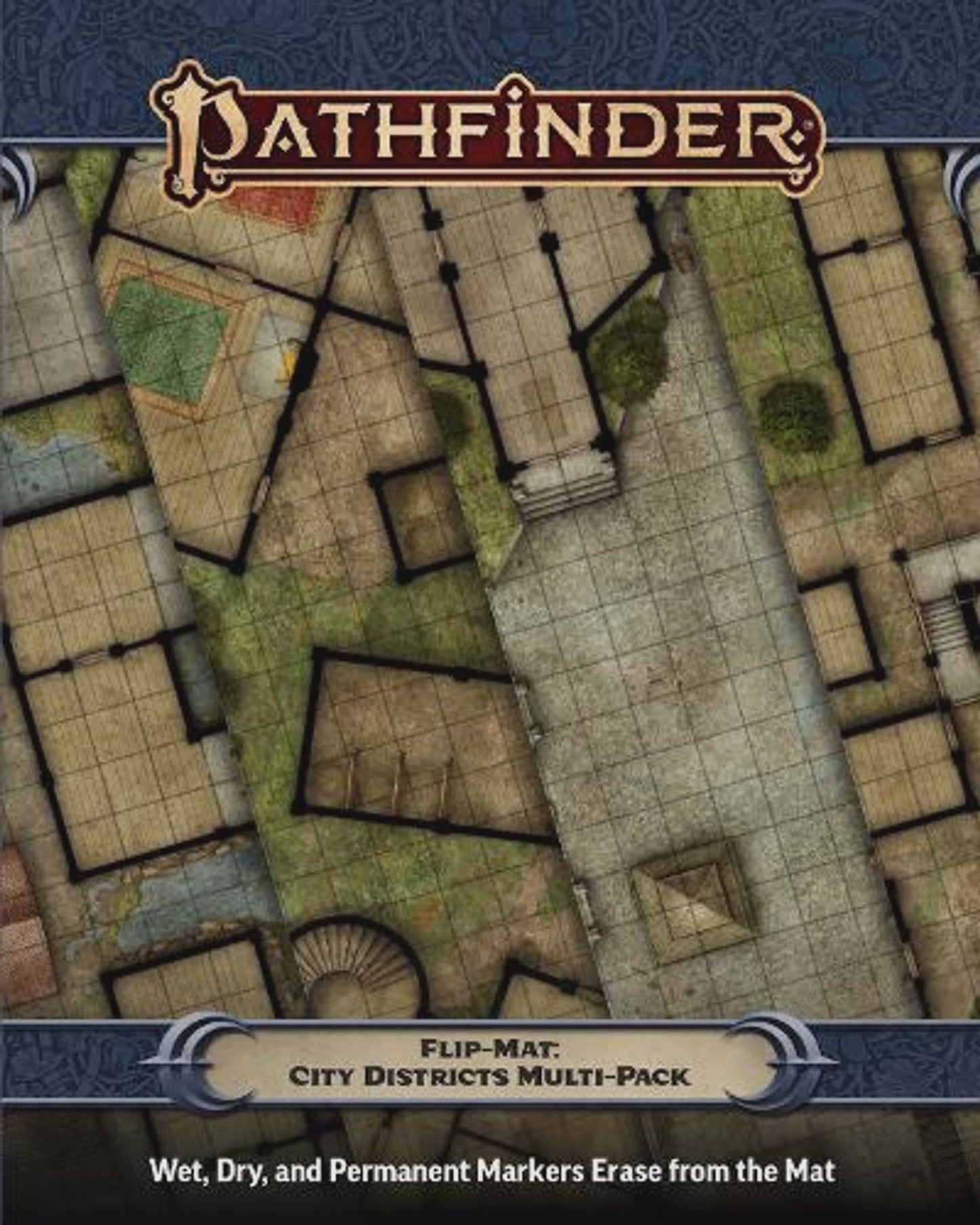Pathfinder Accessories: Flip-Mat - City Districts Multi-Pack