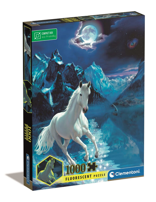 CLE: Fluorescent Jigsaw (1000pcs): White Stallion