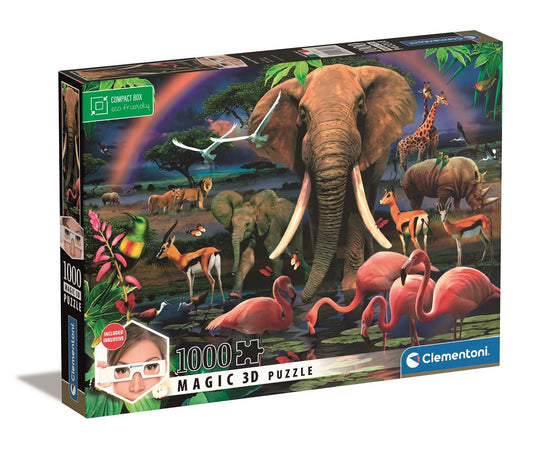 African Savannah 1000pc (Magic 3D)