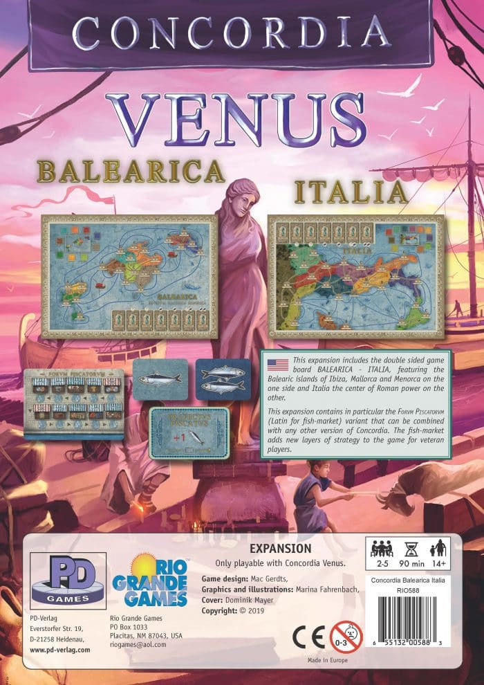 Concordia: Venus: Balearica/Italia