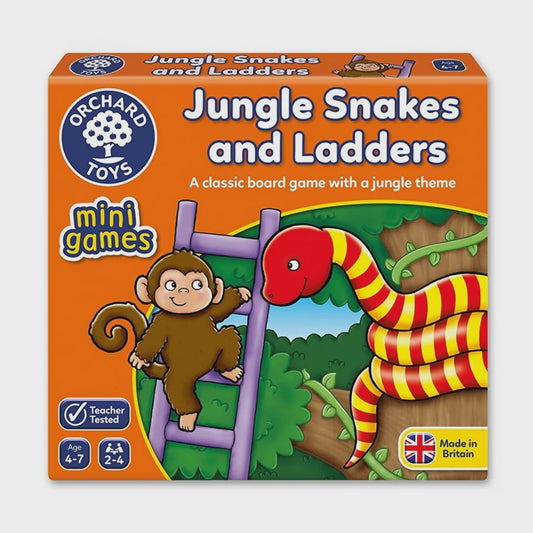 Jungle Snakes & Ladders Mini Game (Orchard Toys)