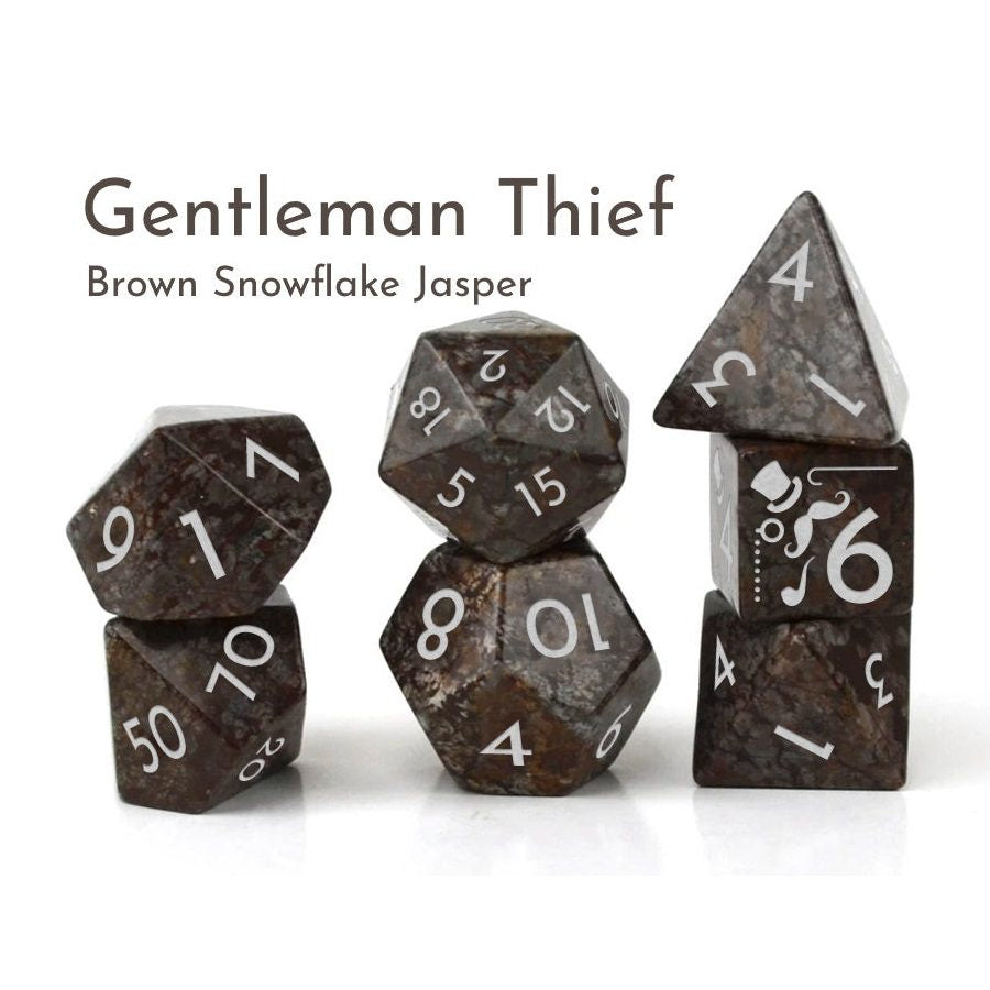 LUD: Gentleman Thief Brown Snowflake Jasper